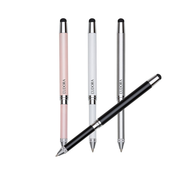 Caneta metálica touch personalizada