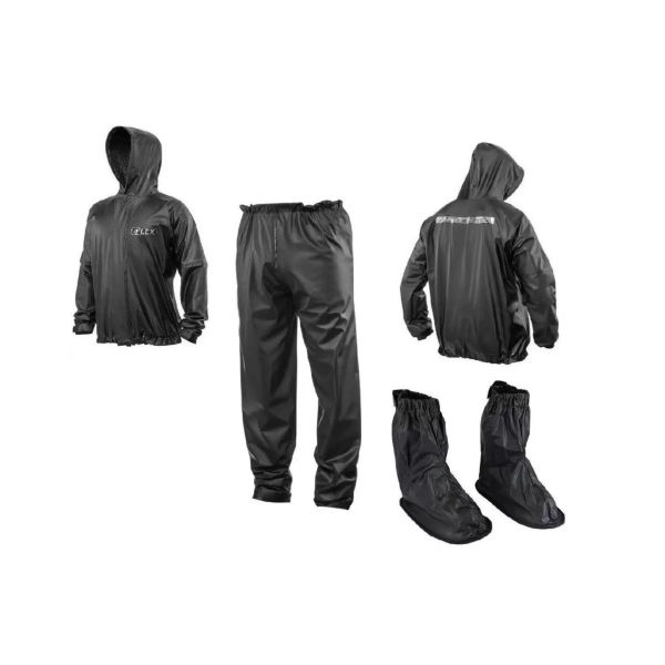 Capa Chuva Moto Jaqueta Com Capuz  e Calça