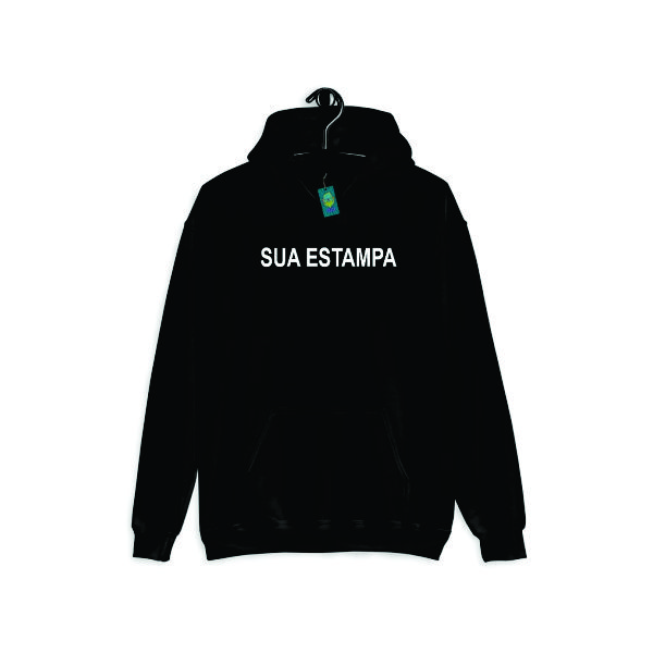 Moletom Blusa Personalizado Sua Ideia Logo Estampa Foto