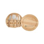 Kit Queijo em Madeira Personalizado