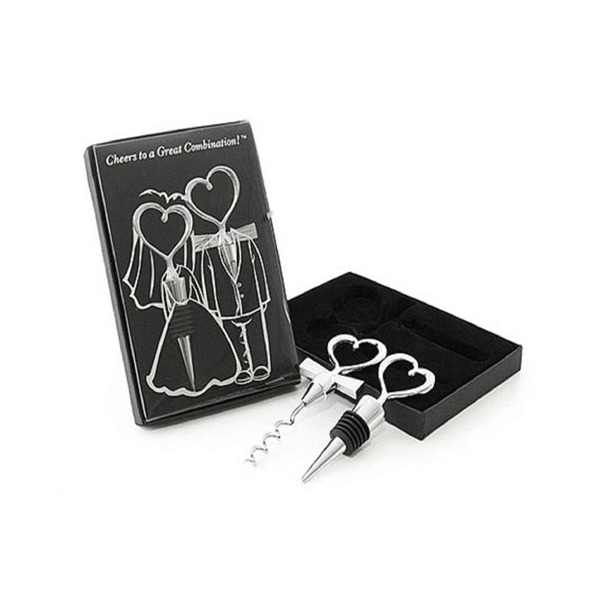 Kit Vinho Coração Personalizado